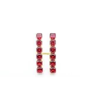 Shine Like Me Stacked Ring - Red