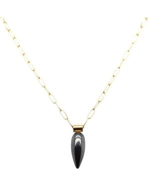 Lori Kaplan Design Hematite Necklace - Metallic