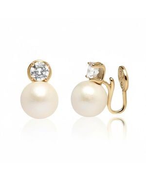 Ninemoo Lumiè Re Perle Ear Clips - Metallic