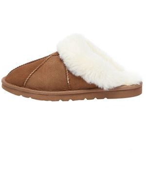 EverAu Australia Magpie Slippers - Brown