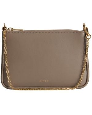 Seyer Segment Chain Pouch - Brown