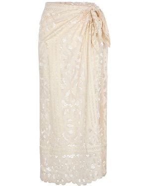 Aguaclara Neutrals La Perle Wrap Skirt - Natural