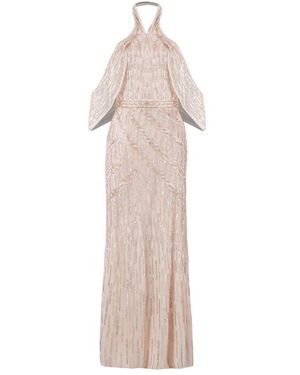 Raishma Neutrals Mia Nude Gown - White