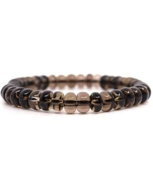 Shar Oke Smoky Quartz Rondelle Bracelet - Brown