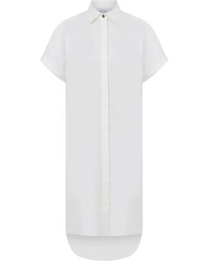 FOB PARIS Faye Shirt Dress - White