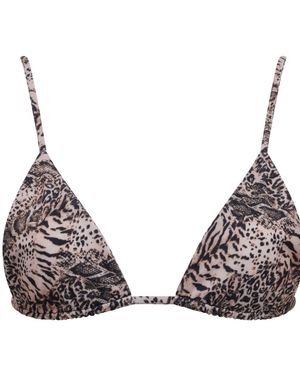 Donnaswim Neutrals Zanzibar Triangle Top - Brown