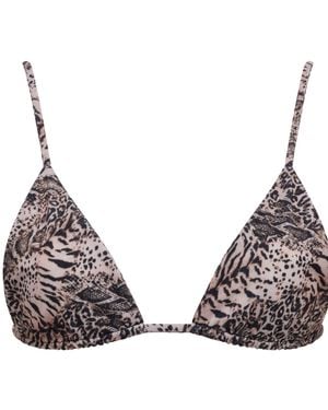 Donnaswim Neutrals Zanzibar Triangle Top - Brown