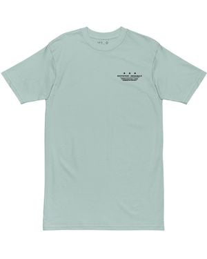 Anchor and Crew Ice Gustatory Originals Good Taste. Heavy Cotton Embroidered T-Shirt - Blue