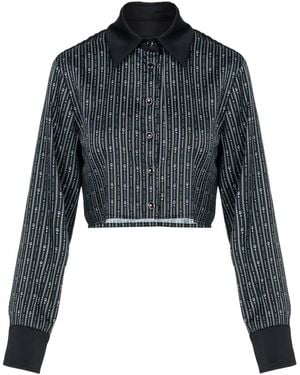 Vazaf Monogram Shirt - Blue