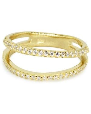 KAMARIA Double Band Ring - Metallic