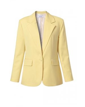 AGGI by HALEWSKI Tatiana Butter Oversized Blazer - Yellow