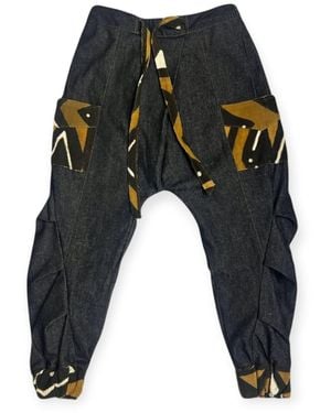 Zasta Studio Denim Wearable Article Harem Pant C - Black