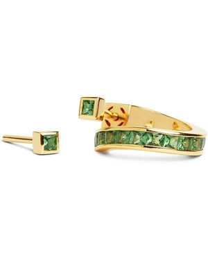 Kasun Vortex Tsavorite Earrings – - Yellow