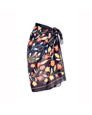 Jessie Zhao New York Beach Sarong Wrap - Blue