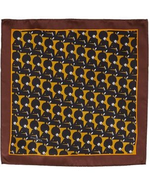 Dalziel A. Davis Silk Scarf - Black
