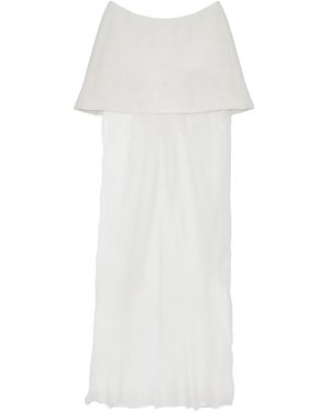 28Natelier Layered Skirt - White