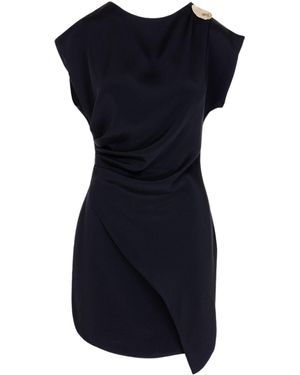 Eternoir Gilded Mini Dress - Blue