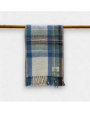 Loom & Cove 100% Recycled Lambswool Scarf - Blue