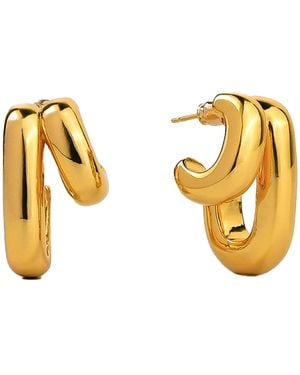Zynnia Collective Illusion Hoops - Metallic