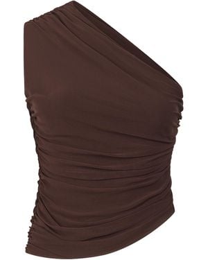 Celestine & Mae Aura Top - Brown