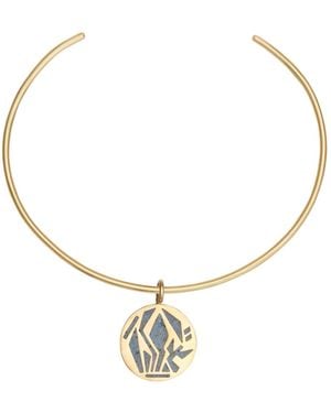 Zeworks Pri Lapis Lazuli Choker - Metallic