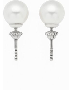 Pearl Code Luna Pearl Stud Earrings - White