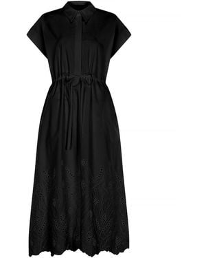 Exquise Leila Midi Dress - Black