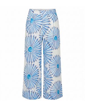 Casa Atelier by Ferdinando Fusco Anchovy Palazzo Trousers - Blue
