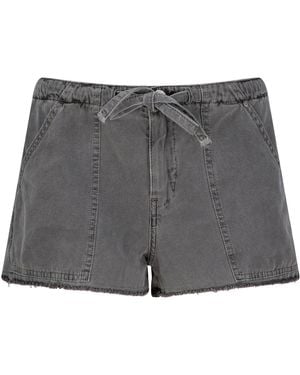 Love and Nostalgia Tom Boy Short - Gray