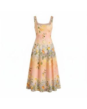 Yumi Kim Sienna Linen Dress - Metallic
