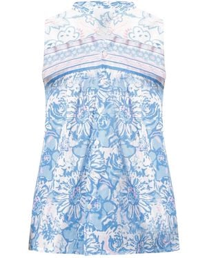 Bindu Elena Blouse - Blue