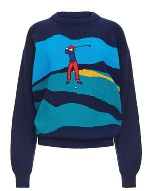 Goldie Byrd Golf Scene Jumper - Blue