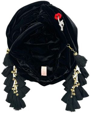 Julia Clancey Shhh Chacha Turban - Black