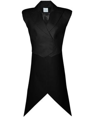 Vestiaire d'un Oiseau Libre Structured Tailcoat - Black