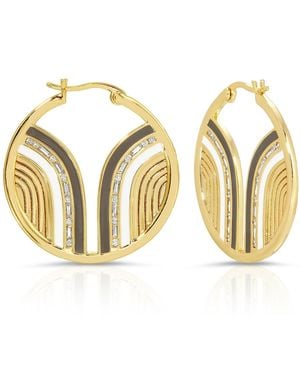 Glamrocks Jewelry South Beach Hoops - Multicolour