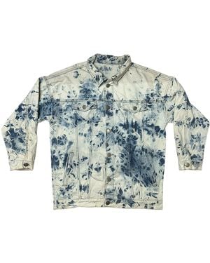 Zasta Studio Denim Jacket Tie Dye Xtra Large I - Blue