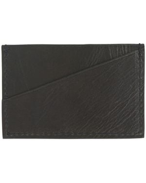 VIDA VIDA Classic Leather Credit Card Holder - Black