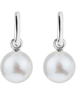 Ora Pearls Aetia Pearl Hoop Earring - White