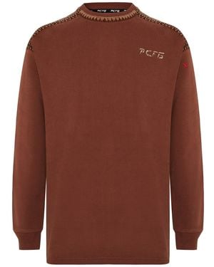 Pcfg Crochet Sweat - Brown