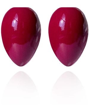 Saule Label Juno Earrings - Red