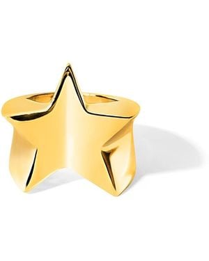 Minnie Lane Alice Star Ring - Metallic