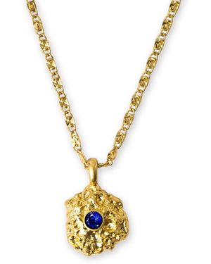Classicharms Shayla Molten Royal Zirconia Pendant Necklace - Metallic