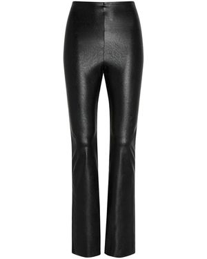 Commando Faux Leather Control Smoothing Flared Legging, Slg20 - Black