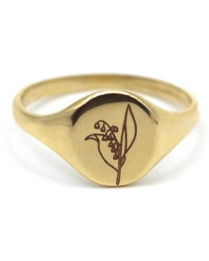 VicStoneNYC Fine Jewelry Lily Of The Valley Flower Ring - Metallic
