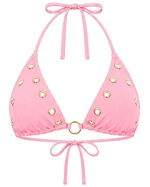 Maui X Lolita Classic Bikini Top - Pink