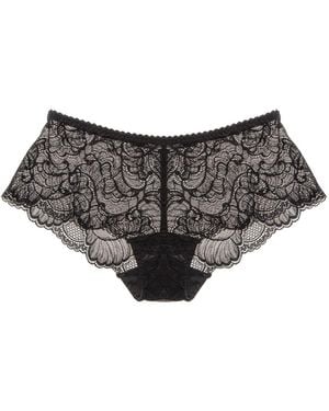 Braelle Intimates Mid Waist Brief - Black