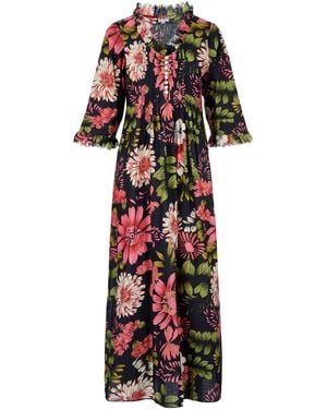 At Last Cotton Annabel Maxi Dress - Red