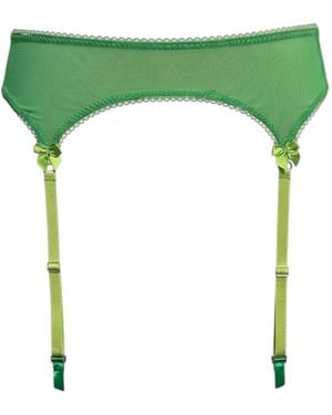 The Coolgirl Nyc Jane Garter Belt - Green