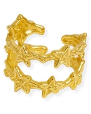 Martina Rozenberg Smira Jewelry Double Sterling Ear Cuff - Metallic