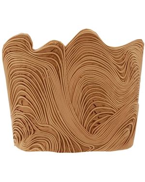 La Musa Fingerprint Corset - Brown